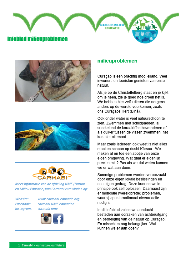 infoblad milieuproblemen